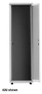 Intellinet Network Cabinet - Free Standing (Basic) - 26U - Usable Depth 123 to 773mm/Width 503mm - Grey - Flatpack - Max 600kg - Server Rack - IP20 rated - 19" - Steel - Single-Point Door Lock - One Lock Per Side Panel - Three Year Warranty - Freestanding